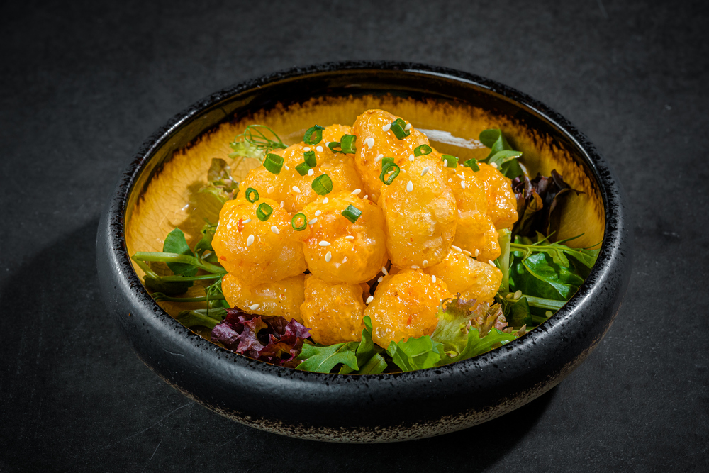 Креветки в пряно-кремовом соусе