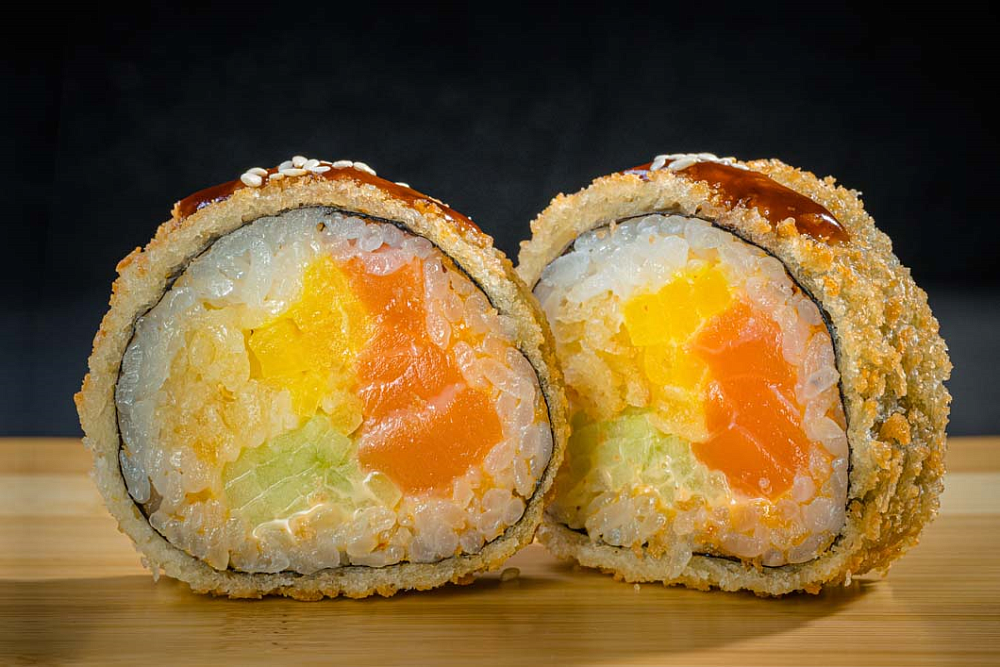 Ролл Темпура с лососем